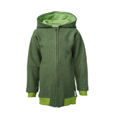 Bomber Jacket| Boiled Wool| Moss Green