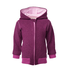 Bomber Jacket | Boiled Wool | Berry