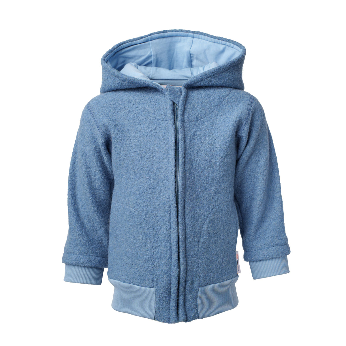 Bomber Jacket | Boiled Wool | Sky Blue