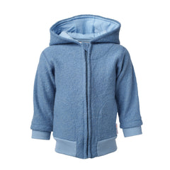 Bomber Jacket | Boiled Wool | Sky Blue